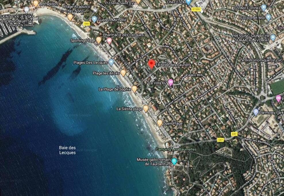 Le Sof Paradis Grand T2 Sur La Plage Des Lecques Saint-Cyr-sur-Mer Eksteriør bilde